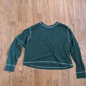 Green long sleeve top